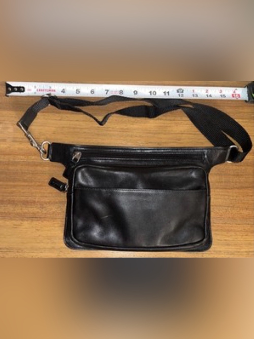 Coach vintage Black funny  Leather  Bag - Stylish Everyday Carry